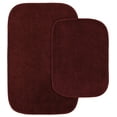 thumbnail image 1 of Garland Rug Traditional Washable Bath Rug Set, 2 Piece Set (17"x24" Bath Rug, & 21"x34" Bath Rug) Chili Red, 1 of 8