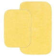 thumbnail image 1 of Garland Rug Traditional Washable Bath Rug Set, 2 Piece Set (17"x24" Bath Rug, & 21"x34" Bath Rug) Rubber Ducky Yellow, 1 of 7