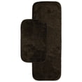 thumbnail image 1 of Garland Rug Traditional Washable Bath Rug Set, 2-Piece Set (21"x34" Bath Rug, & 22"x60" Runner) Chocolate, 1 of 7