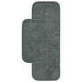 thumbnail image 1 of Garland Rug Traditional Washable Bath Rug Set, 2-Piece Set (21"x34" Bath Rug, & 22"x60" Runner) Dark Gray, 1 of 8