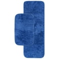thumbnail image 1 of Garland Rug Traditional Washable Bath Rug Set, 2-Piece Set (21"x34" Bath Rug, & 22"x60" Runner) Electric Blue, 1 of 7