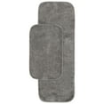 thumbnail image 1 of Garland Rug Traditional Washable Bath Rug Set, 2-Piece Set (21"x34" Bath Rug, & 22"x60" Runner) Medium Gray, 1 of 7