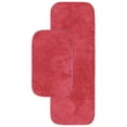 thumbnail image 1 of Garland Rug Traditional Washable Bath Rug Set, 2-Piece Set (21"x34" Bath Rug, & 22"x60" Runner) Pink Hibiscus, 1 of 7