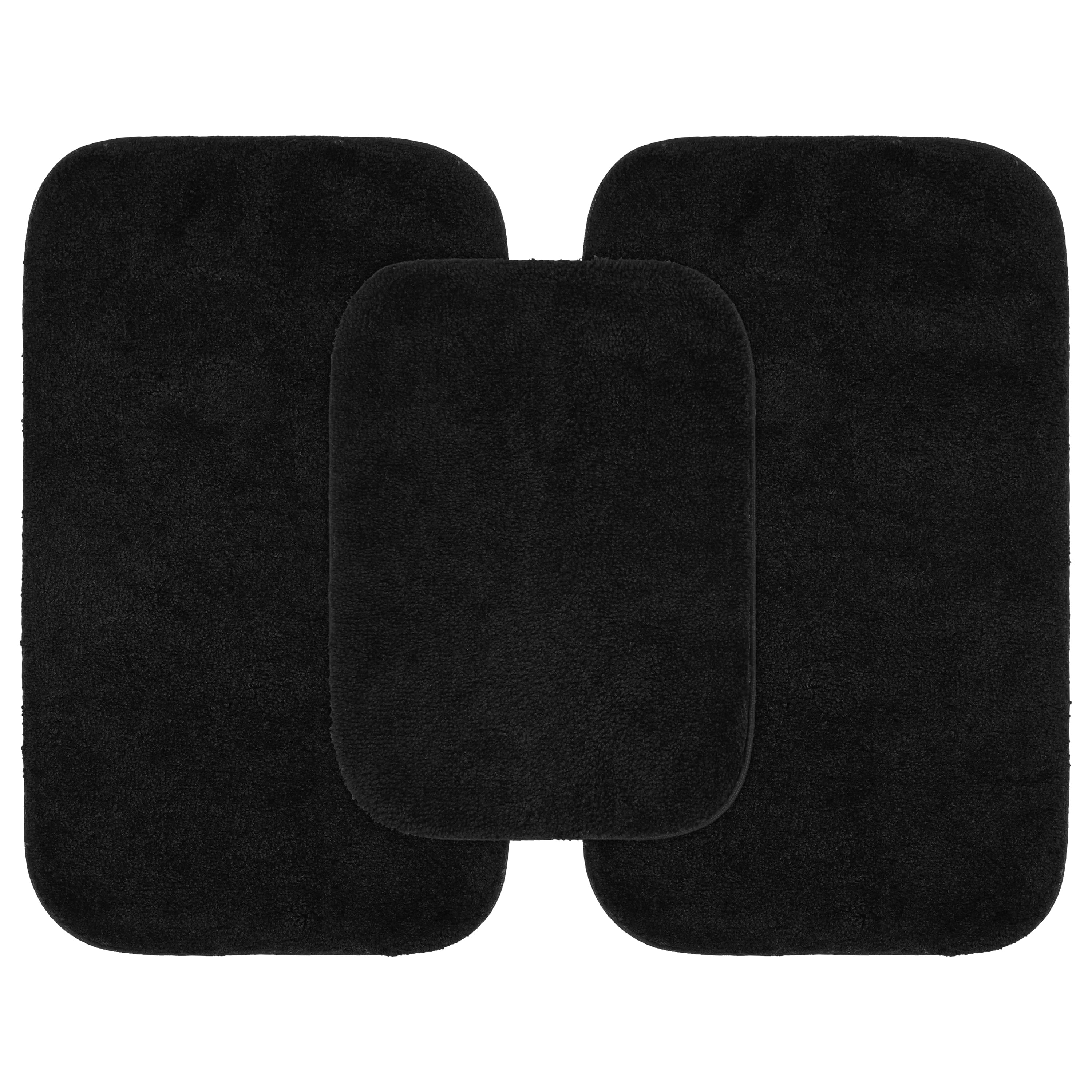 Garland Rug Traditional Washable Bath Rug Set, 3-Piece Set (17"x24 ...