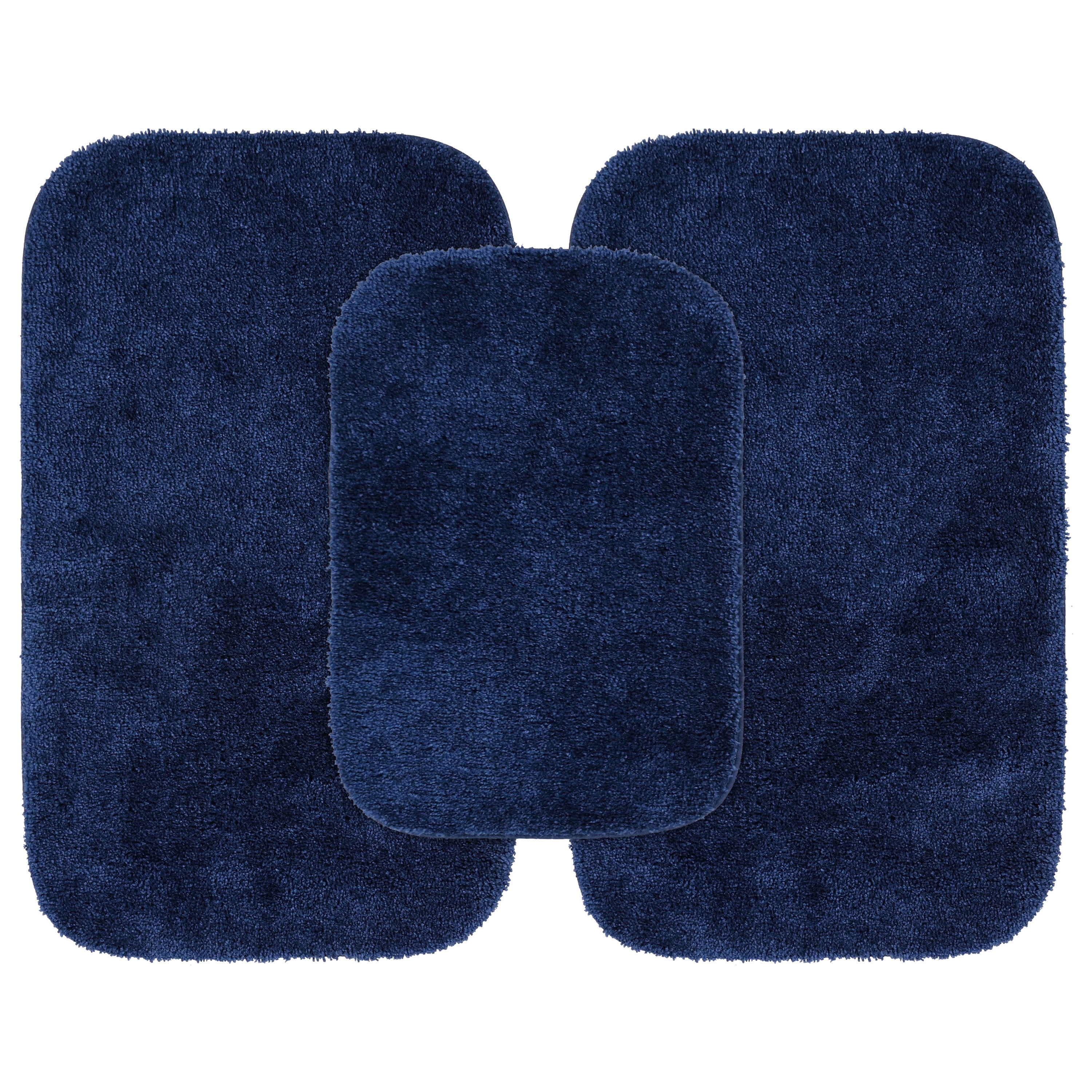Bad Rug Design Garland Rug Traditional Washable Bath Rug Set, 3-Piece Set (17
