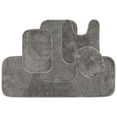 thumbnail image 1 of Garland Rug Traditional Washable Bath Rug Set, 5 Piece Set (2 Bath Rugs, Contour, Lid, & Runner) Medium Gray, 1 of 7