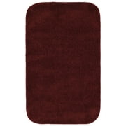 Garland Rug Traditional Washable Nylon Chili Red Bath Rug, 24" x 40"