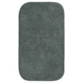 thumbnail image 1 of Garland Rug Traditional Washable Nylon Dark Gray Bath Rug, 24" x 40", 1 of 8