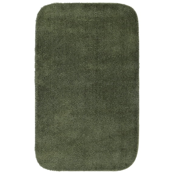 Garland Rug Traditional Washable Nylon Deep Fern Bath Rug, 24" x 40"