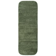 Garland Rug Traditional Washable Nylon Deep Fern Bathroom Runner, 22" x 60"