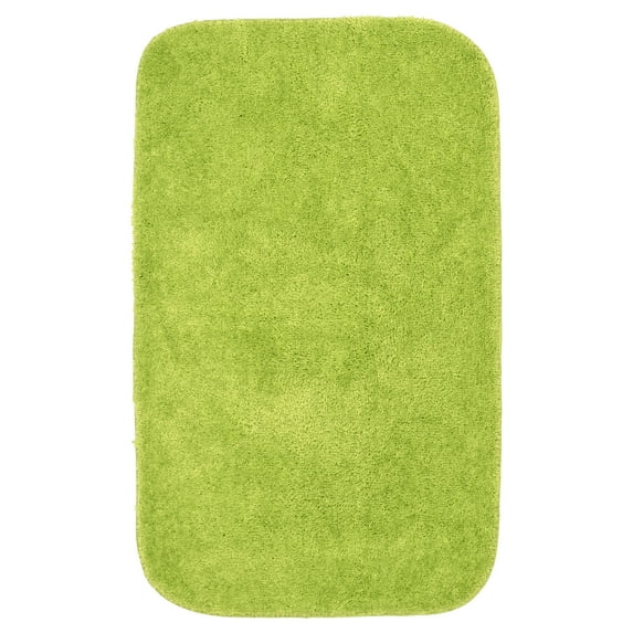 Garland Rug Traditional Washable Nylon Lime-Aid Bath Rug, 24" x 40"