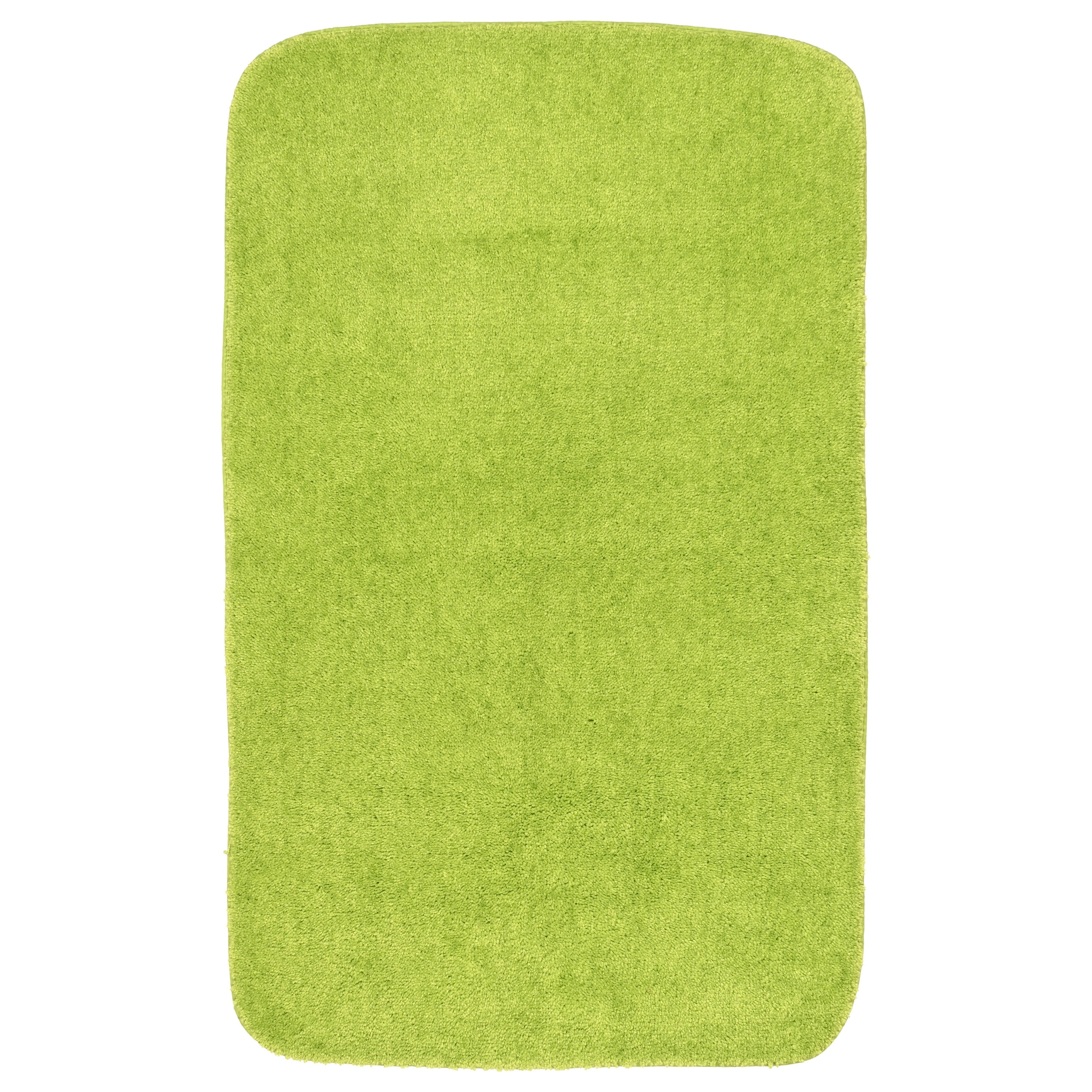 Garland Rug Traditional Washable Nylon Lime-Aid Bath Rug, 30" x 50"