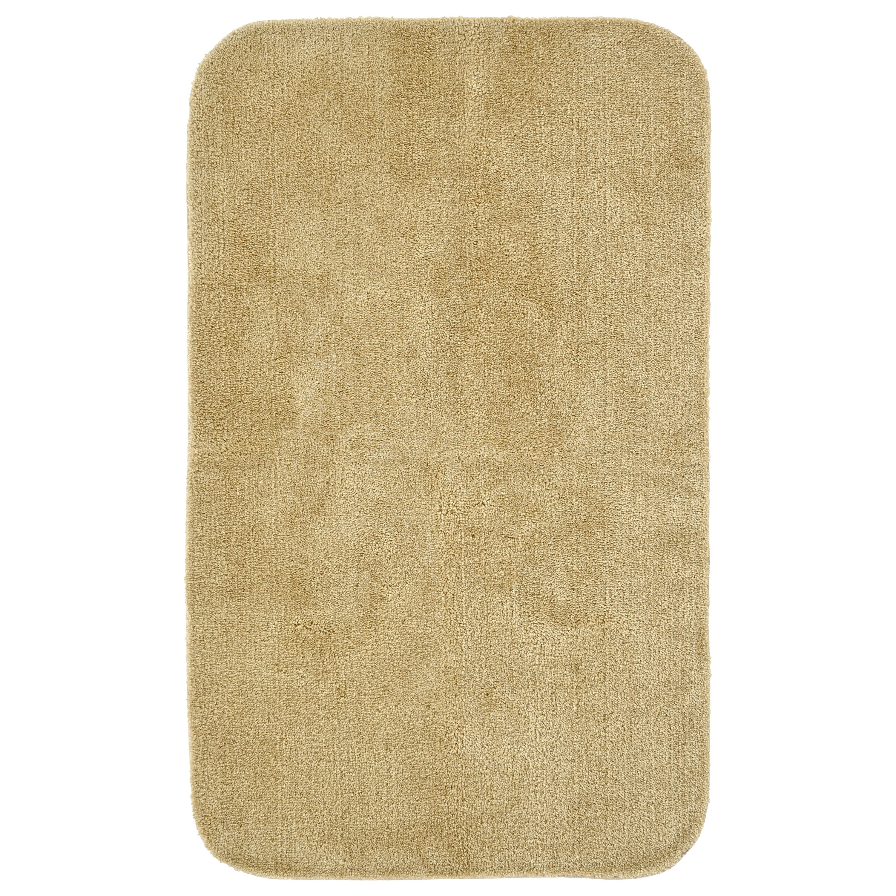 Garland Rug Traditional Washable Nylon Linen Bath Rug, 30" x 50 ...