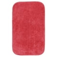 thumbnail image 1 of Garland Rug Traditional Washable Nylon Pink Hibiscus Bath Rug, 24" x 40", 1 of 7