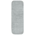 thumbnail image 1 of Garland Rug Traditional Washable Nylon Platinum Gray Bathroom Runner, 22" x 60", 1 of 7