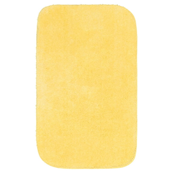 Garland Rug Traditional Washable Nylon Rubber Ducky Yellow Bath Rug, 24" x 40"