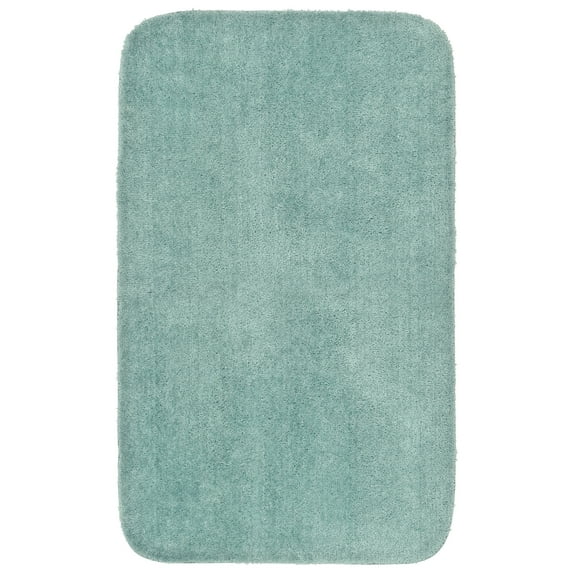 Garland Rug Traditional Washable Nylon Sea Foam Bath Rug, 30" x 50"