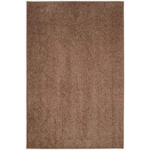 Garland Rug Value Plush Milk Chocolate 8'x12' Indoor Solid Area Rug