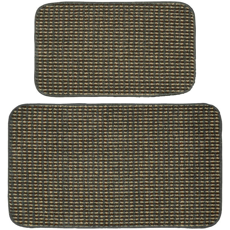 Garland Rugs Berber Coloriations 2 piece Kitchen Rug Set 24 inches