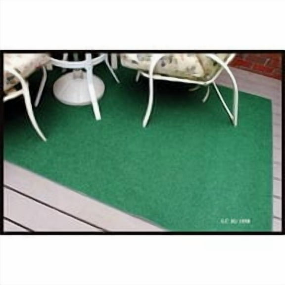 Garland Rugs Green Outdoor Rug, 6' x8', Stain Resistant