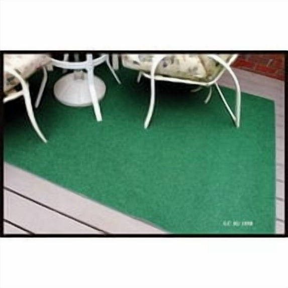 Garland Rugs Green Outdoor Rug, 6' x8', Stain Resistant