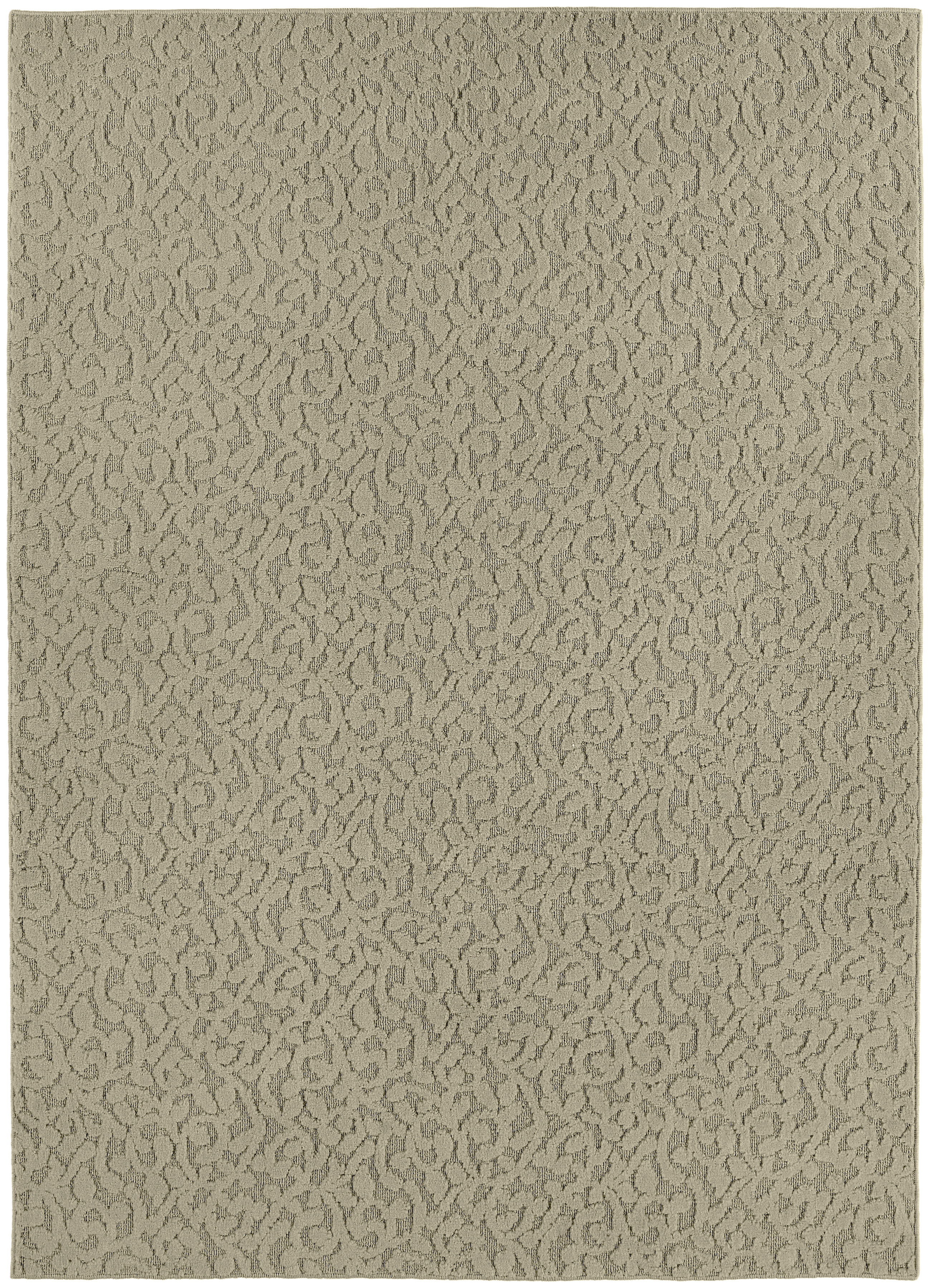 Garland Rugs Ivory Tan 7'6" x 9'6" Floral Indoor Area Rug - image 1 of 5
