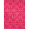 thumbnail image 1 of Garland Rug Large Peace Polypropylene Pink Indoor Area Rug, 5' x 7', 1 of 5