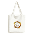 thumbnail image 1 of Garland Thanksgiving Day Pattern Tote Canvas Bag Shopping Satchel Casual Handbag, 1 of 3