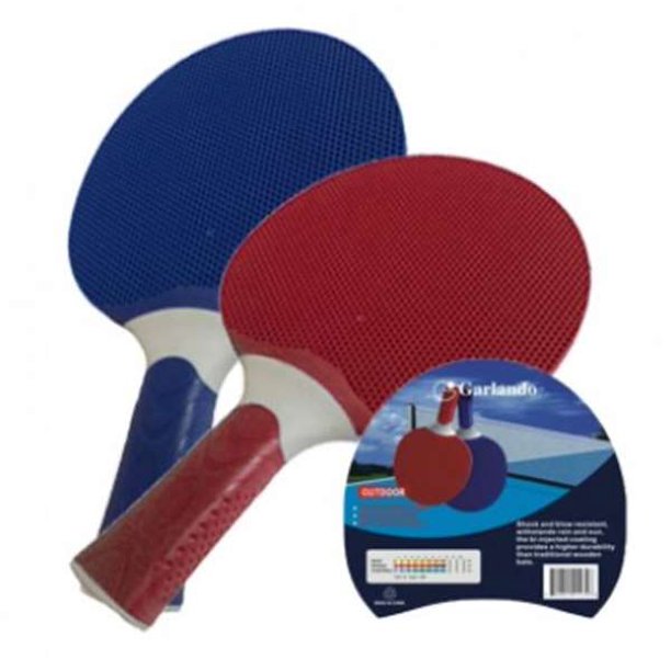 Garlando Outdoor Table Tennis Paddles (2pk)