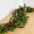thumbnail image 1 of Garlands For Decoration Christmas,Greenery Decor Artificial Norfolk Pine Garland Christmas Decoration Photo Prop Hanging Ornament for Living Room Mantel Fireplace Front Door, with Berries, 1 of 8