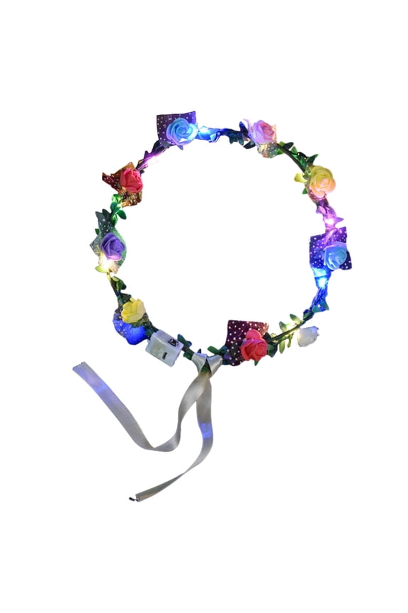 Garlands for Decoration Christmas Hwkond Valentine's Day LED Headbands Red Love Heart Light Up Head Hoop Party Hair Accessories Holiday Head Ornament For Women Up to 60% Off