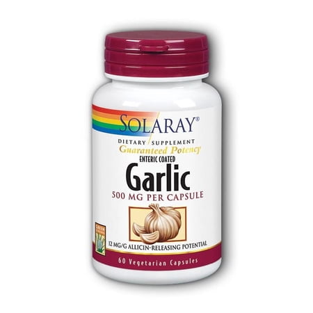 Garlic 500mg Solaray 60 Caps