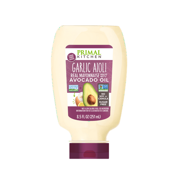 Primal Kitchen Garlic Aioli Mayo Squeeze Bottle, 8.5oz