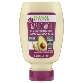 Primal Kitchen Garlic Aioli Squeeze Mayo, 8.5 oz Bottle
