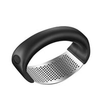 Garlic Chopper,Garlic Crusher,Garlic Press Rocker - 2024 New Stainless Steel Garlic Mincer Garlic Crusher with Peeler,Chopper with Peeler and Scraper for Smash Garlic