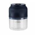 thumbnail image 1 of Garlic Chopper, Portable Mini Vegetable Chopper, Rechargeable Garlic Crusher, Electric Food Processor With 4 Blades, Small Food Chopper For Ginger Meat Onion Chili, Kitchen Garlic Mincer, 1 of 2