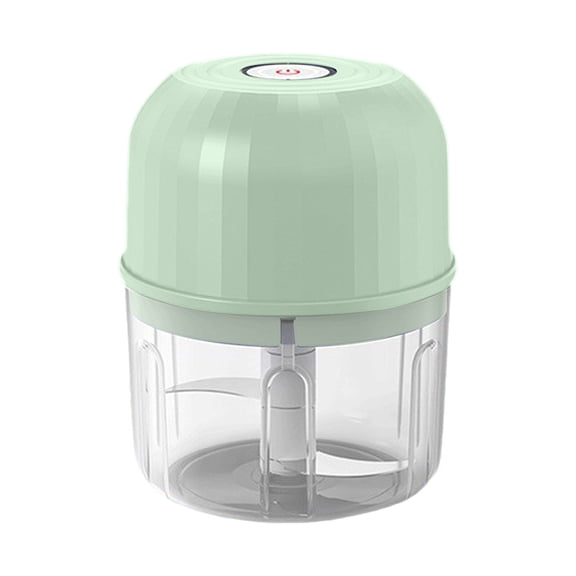 Garlic Chopper Portable Veggie Chopper Garlic Grinder Masher Onion Portable Wireless Food Processor For Garlics Onion Fruit Vegetables Meat Spatula Stainless Steel Juice Begonia Garlic Ground Meat