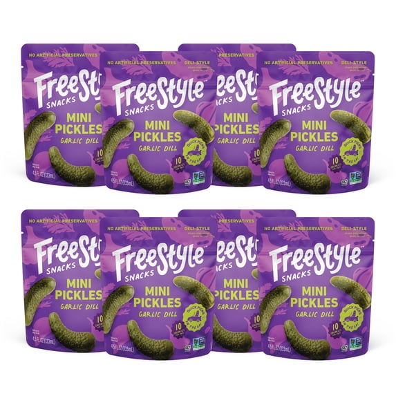Garlic Dill Mini Pickles - 8 pack