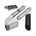 thumbnail image 1 of Garlic Duo GAR0026 Card Grater & Garlic Peeler, Black, 1 of 5