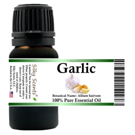 Silky Scents Garlic Essential Oil (Allium Sativum) 100% Pure and Natural - 1 oz (30 ml)