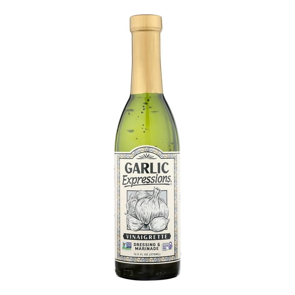 Garlic Expressions Salad Dressing - Vinaigrete - Case of 12 - 12.5 oz