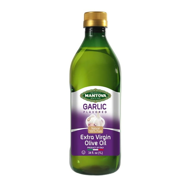 Garlic Extra Virgin Olive Oil (EVOO), ColdPressed, Imported from Italy