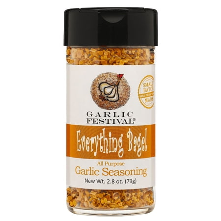 Garlic Festival Everything Bagel Garlic Seasoning Net Wt. 2.8 oz.
