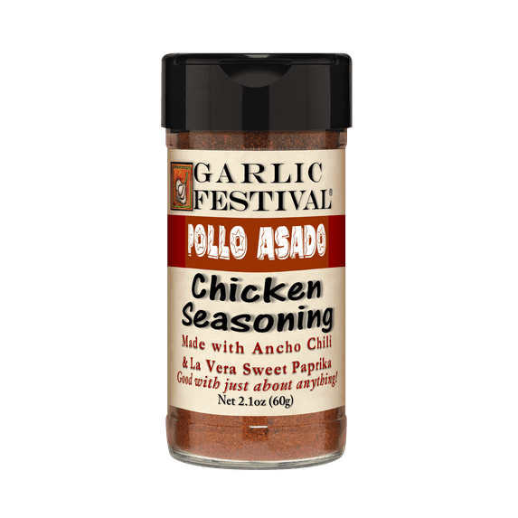Garlic Festival Foods Pollo Asado Seasoning Net Wt. 2.1 oz.