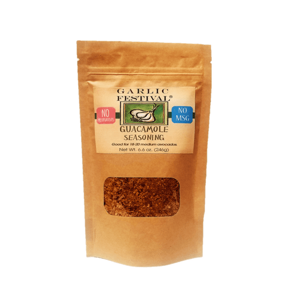 Garlic Festival Guacamole Seasoning Bag Net Wt. 6.6 oz. (240g)