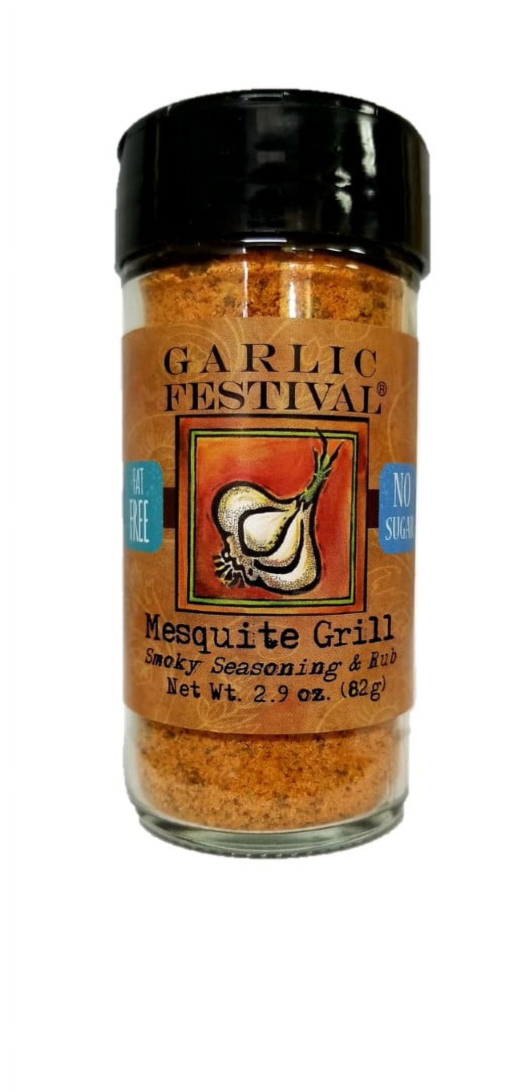 Garlic Festival Black Pepper & Garlic Seasoning - 1 Lb 2 Oz Salt-Free Spice Blend - View #2