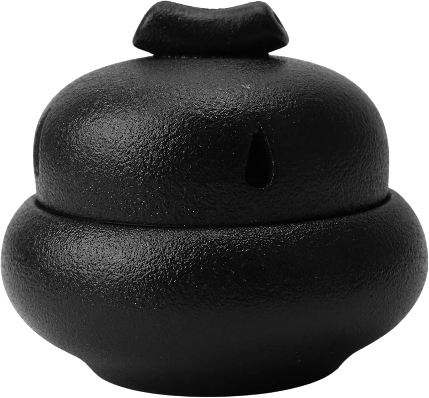 Ceramic Garlic Keeper With Ventilated Lid - Countertop Storage For Garlic, Onions & Shallots