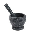 thumbnail image 1 of Garlic Manual Grinder Bowl and Pestle Set for Kitchen Use – 1-Piece Stone Grinder Kit for Mashing Garlic and, 1 of 8