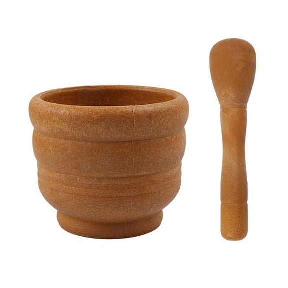 Garlic Masher Manual Plastic Mortar Pestle Set Garlic Herb Spice Grinder Crusher Bowl for Kitchen Ideal for Guacamole Seasonings Paste Ginger More