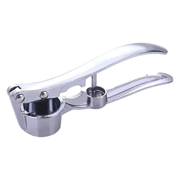 Garlic Mincer Crusher And Nut Pitter Tool, Stainless Steel Press For Ginger Garlic, Ergonomic Easy Clean Cherry Fruit Pitter (C)